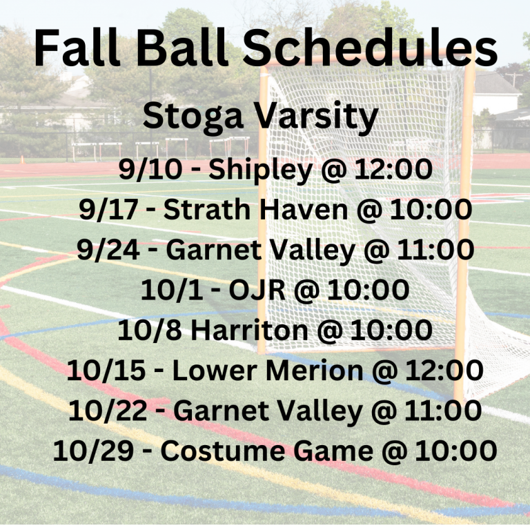 V Fall Ball Schedule Conestoga Girls Lacrosse